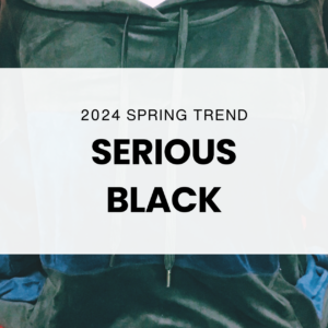 Embracing the Timeless Elegance: The Serious Black Trend for Spring 2024
