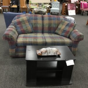 Plaid Love Seat