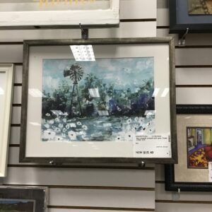 Blue Windmill Picture