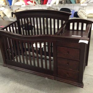 Crib with Changing Table