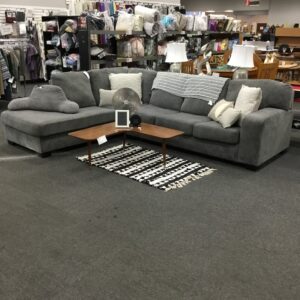 2 PC Gray Sectional