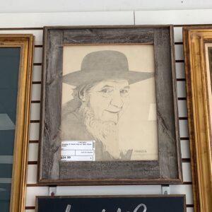 Drawing of an Amish Man