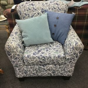 Blue & White Chair