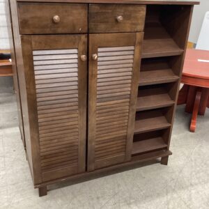 Wood Shoe Cabinet