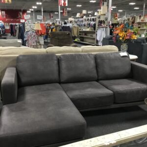 Faux Leather Sofa