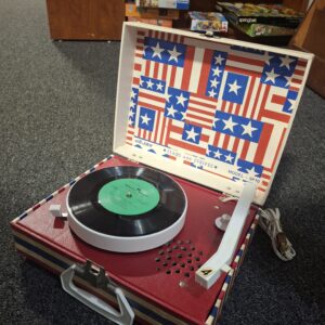 DeJay Star and Stripes Record Player
