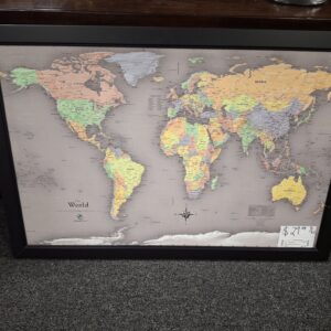 Magnetic Map with Pins