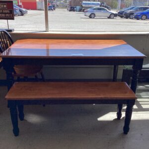 Table with Bench & Chair