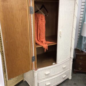 Wicker Armoire