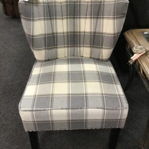 Plaid Accent Chair