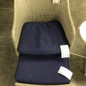 Wicker Chairs with Ottomans