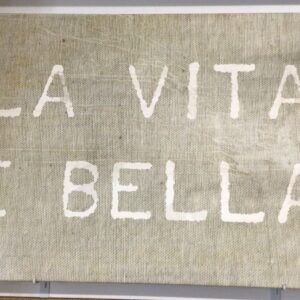 La Vita E Bella Canvas