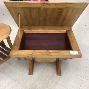 Barrel Table with Storage