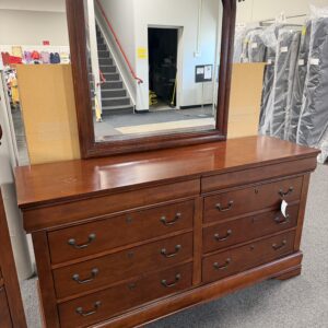 6 Drawer Dresser with Mirror