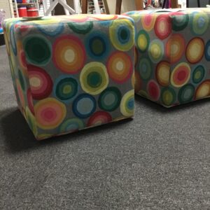 Rolling Cube Ottomans