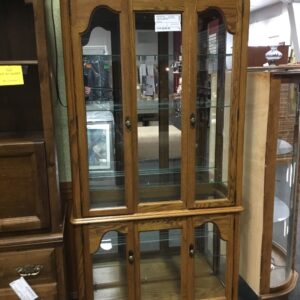 Oak Curio Cabinet