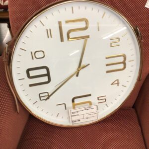 Brown Leather Belt Wrapped Clock