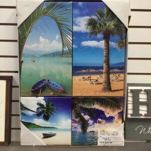 Tropical Beach Canvas