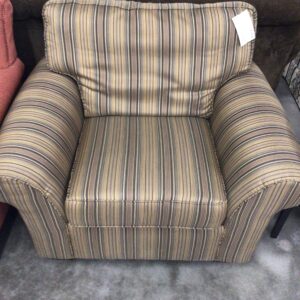 Striped Lounge Chair