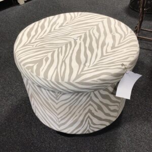 Zebra Ottoman
