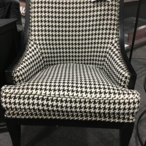 Houndstooth Accent Chair