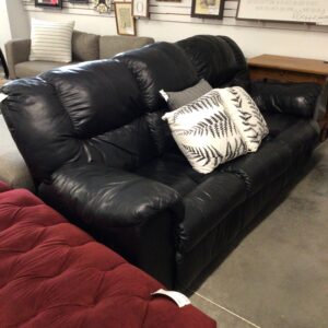 Leather Double Recliner Couch