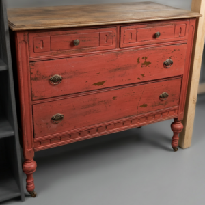 Red Dresser