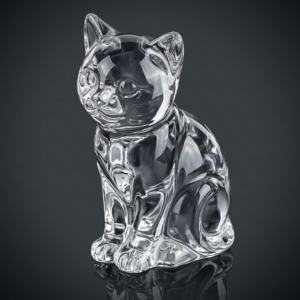 Princess House Glass Cat