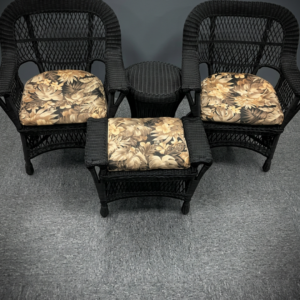 Set of 4 Wicker Furniture Items