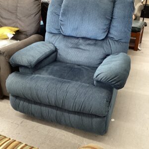 Blue Rocking Recliner