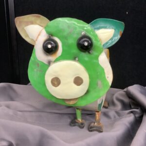 Metal Cow Decor