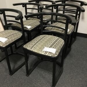 Black Fledermaus Style Chairs
