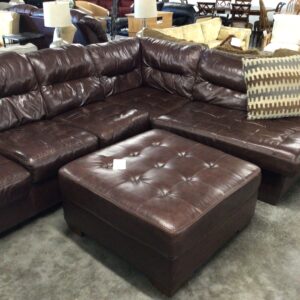 Sectional with Ottoman