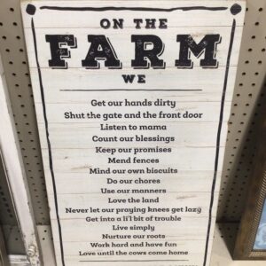 On the Farm Picture