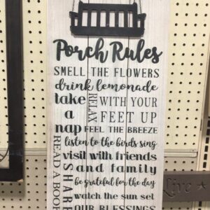 Porch Rules Picture