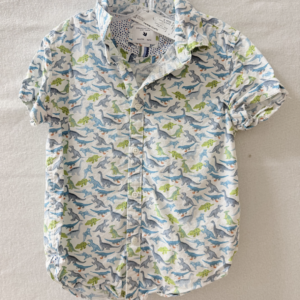 Denim & Flower Boy's Shirt