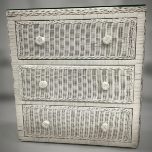 Wicker 3 Drawer Dresser