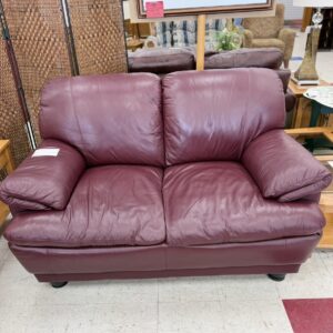Leather Love Seat