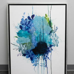 Purple and Blue Wall Art