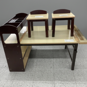 Craft Table with Stools