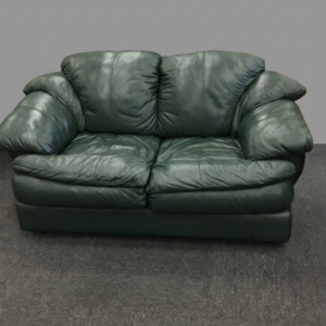 Faux Leather Love Seat
