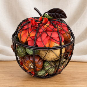 Wire Apple Decor