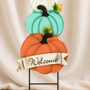 Welcome Pumpkin Stack