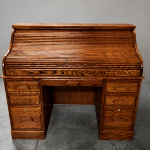Oak Roll Top Desk