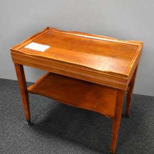 Antique Wooden Table on Wheels