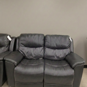 Leather Electric Reclining Loveseat